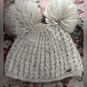 Free People Chunky Knit Pom Pom Beanie